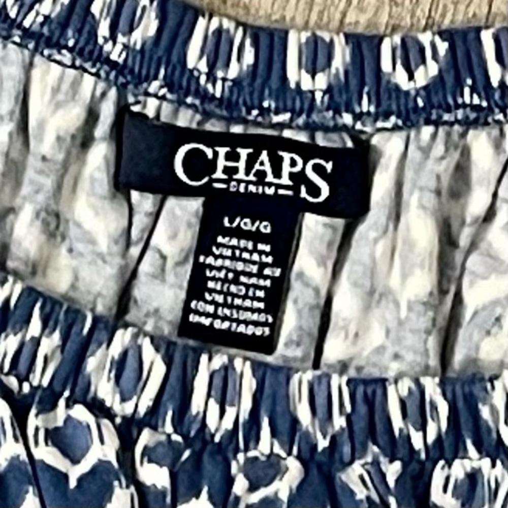 Chaps Sleeveless Ruffle Top - Picture 5 of 5
